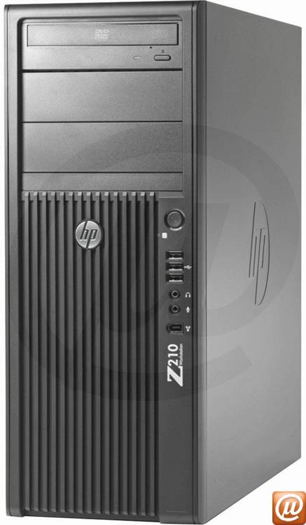 XU867AV - Desktop-PC de alta performance Workstation HP Z210 Intel Core i3-2120 (3.30GHz) 4GB 500GB DVD-RW Windows 7 Professional
